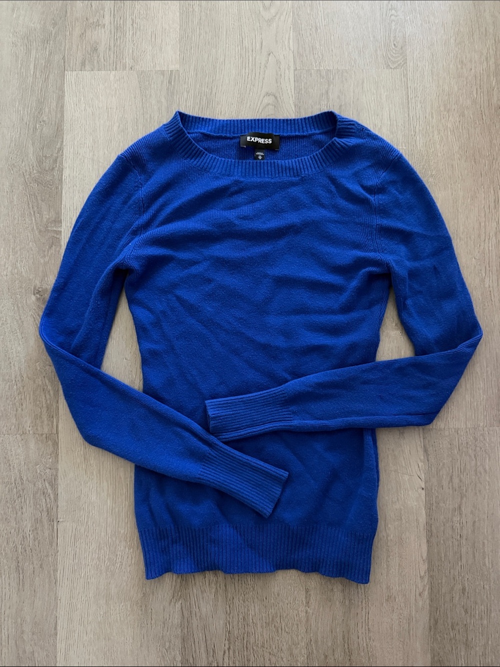 Royal Blue Long Sleeve Sweater